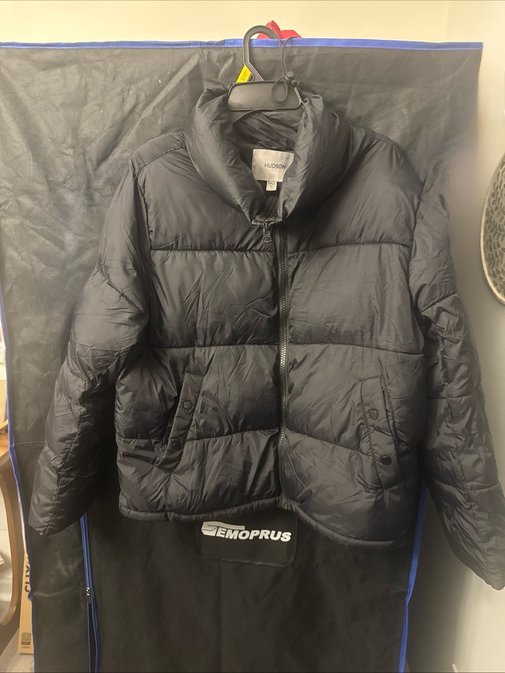 Hudson Jeans Black Quilted Kids Puffer Jacket
